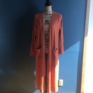 Pumpkin colored LuLaRoe Sarah M